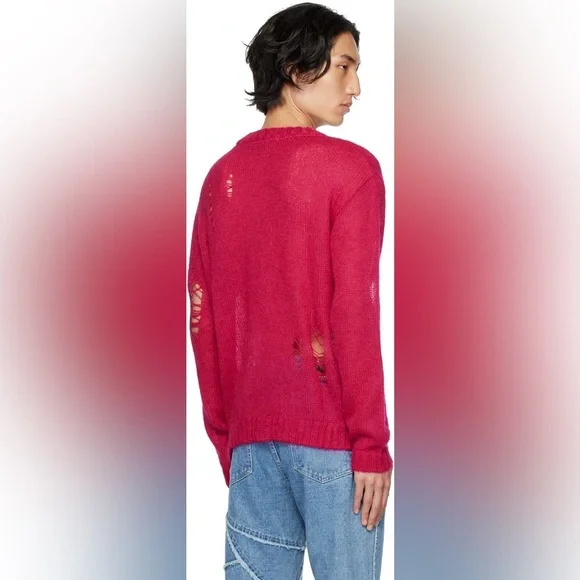 NEW ANDERSSON BELL large cherry red crew neck sweater